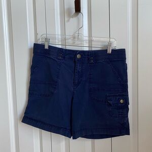 Lee Dark Blue Women's Cargo Shorts